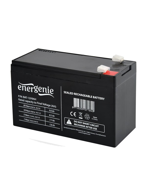 Gembird BAT-12V9AH - UPS-batteri - 1 x batteri - Blysyre - 9 Ah
