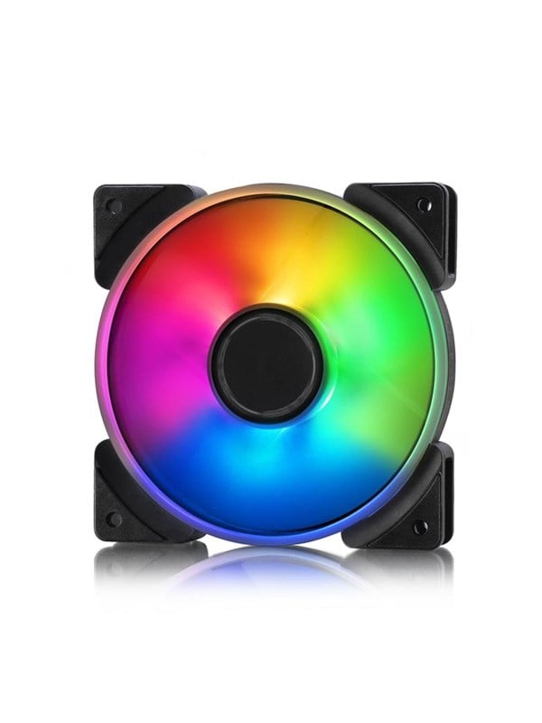 Fractal Design Prisma AL-12 ARGB PWM - Kabinet køler - 120mm - Hvid - 33 dBA