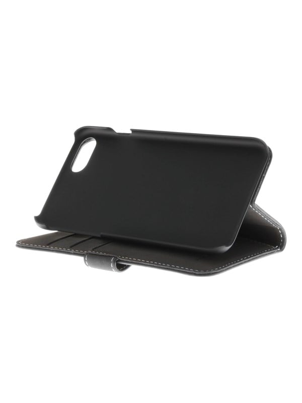 Insmat Exclusive Flip Case Pungetui til iPhone 6 / 6s / 7 / 8 / SE, sort