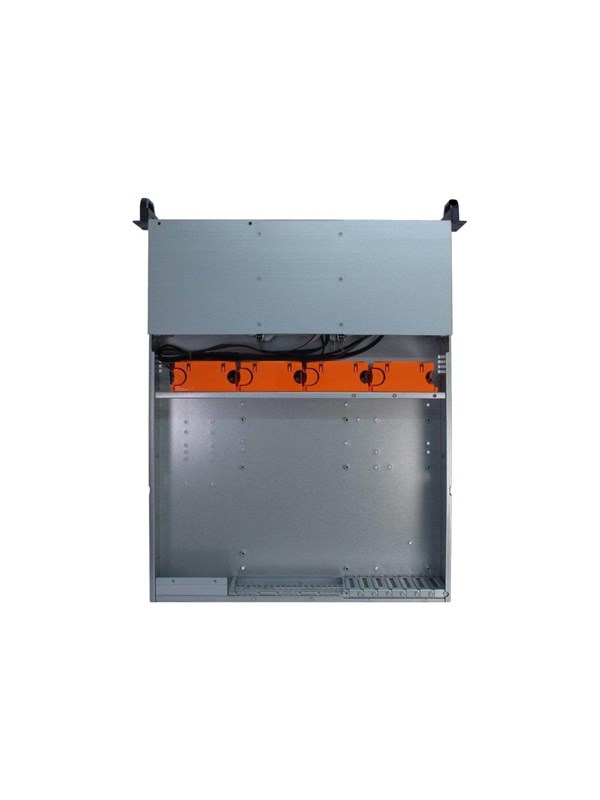 Inter-Tech 2U-20255 rack-kabinet - 2U servercase, sort/rustfrit stål