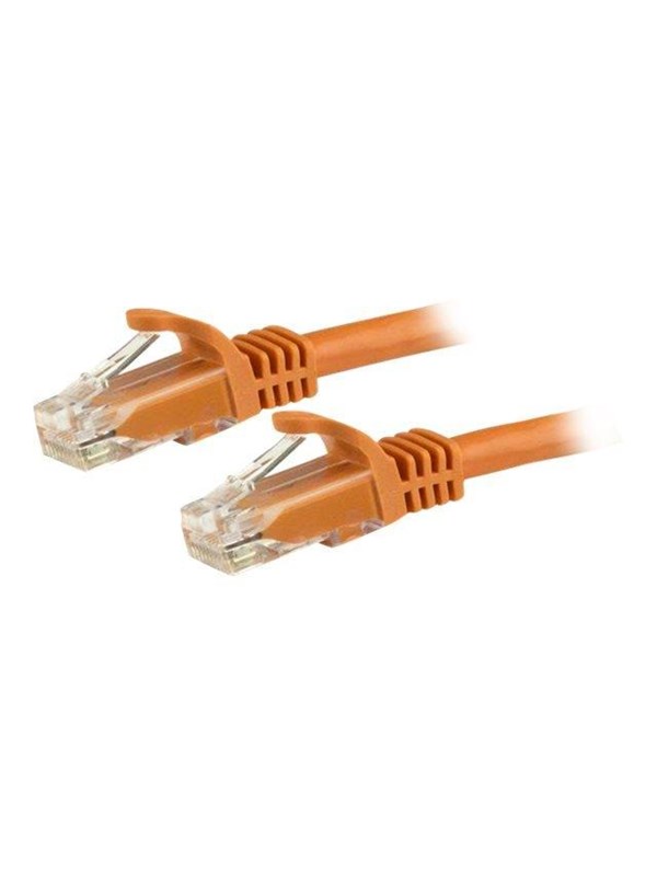 StarTech.com 3m CAT6 Cable - Orange Snagless CAT 6 Wire - 100W RJ45 UTP 650MHz Category 6 Network Patch Cord UL/TIA (N6PATC3MOR) CAT 6 Ikke afskærmet