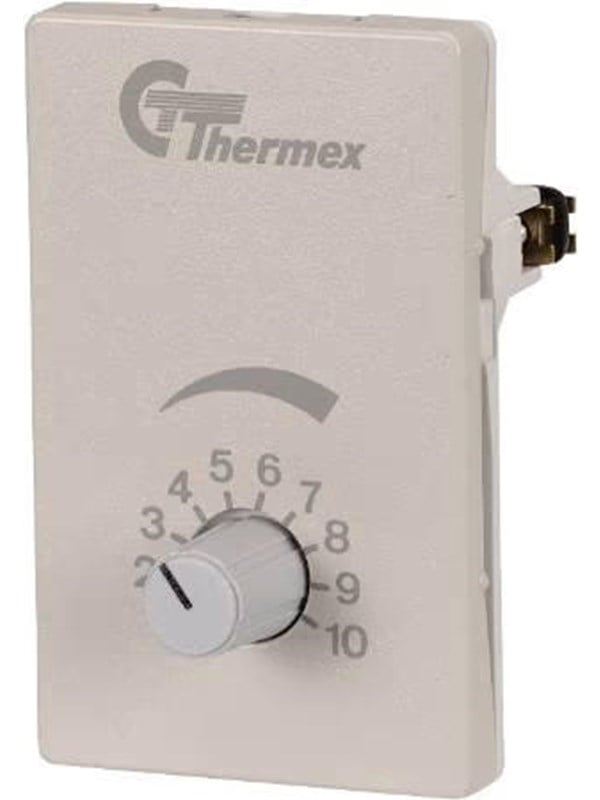 FUGA regulator TR15 til ventilationsmotorer m.m., 230Vac / 50Hz, 1 modul, hvid - Thermex