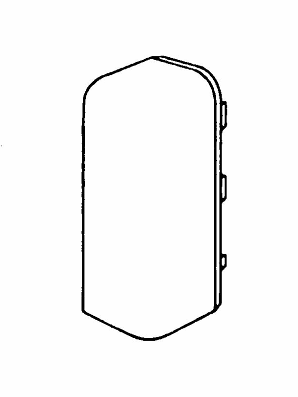 Tehalit Endestykke venstre SL 20051 M 5554 perlehvid