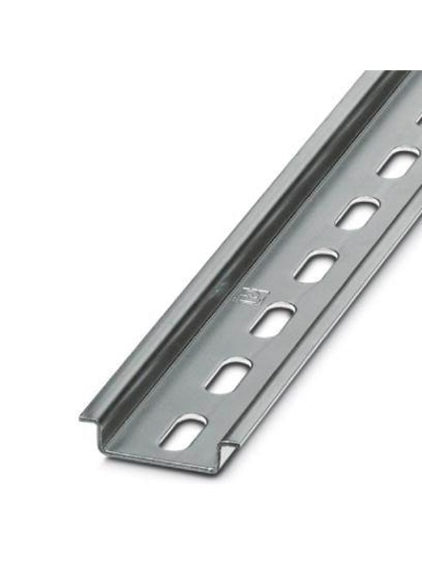 Phoenix Contact DIN skinne NS35/7,5 med huller 5,2*18 mm forzinket L=2m