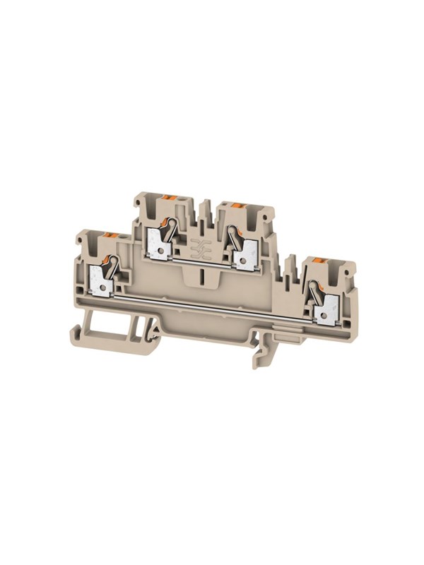 Gennemgangsklemme A2T 2.5 Beige