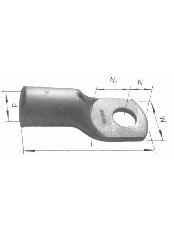 Cu-Rørkabelsko Krf 70Mm² M12