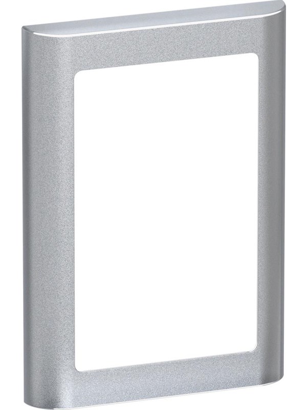 LK Fuga Soft 63 ramme, 1,5 modul, metallic