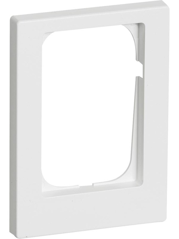 LK FUGA Baseline 68 ramme 1½ modul asymmetrisk, hvid