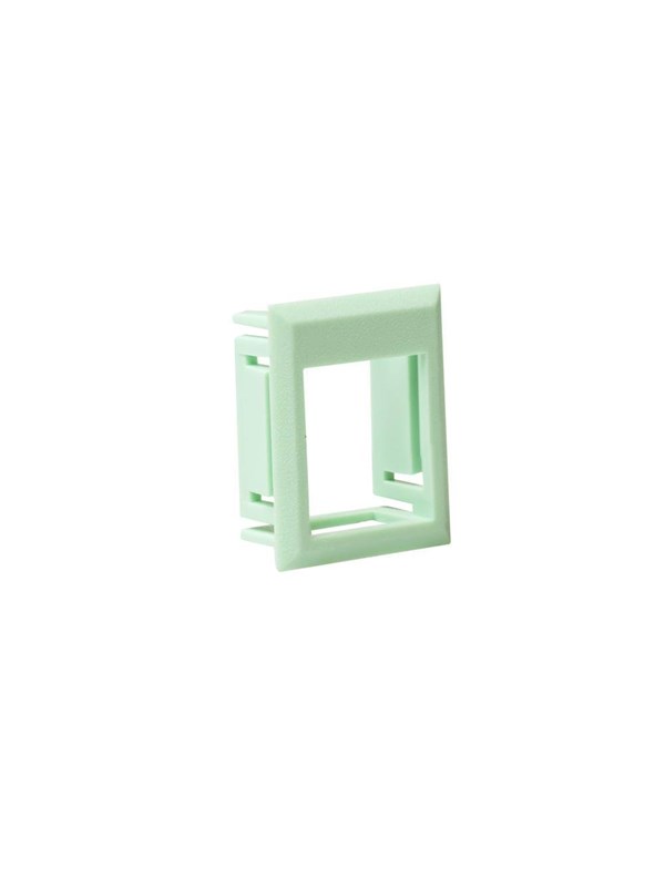 Leviton Montage ramme grøn for udtag til leviton keystone konnekter