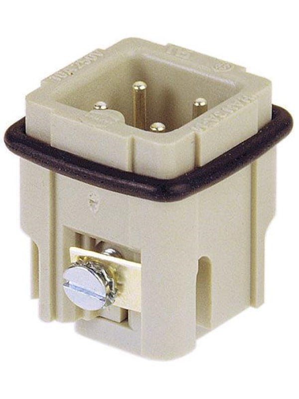 HARTING Stikindsats HAN 3 A hanstik skrueterminal maks 2,5mm2, 10A 3 polet + jord