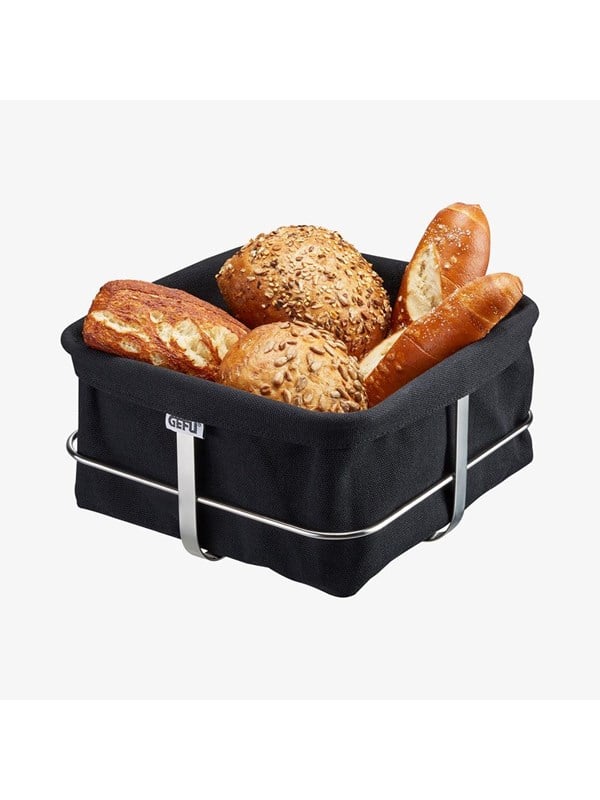 GEFU Brunch rektangulær brødkurv - sort