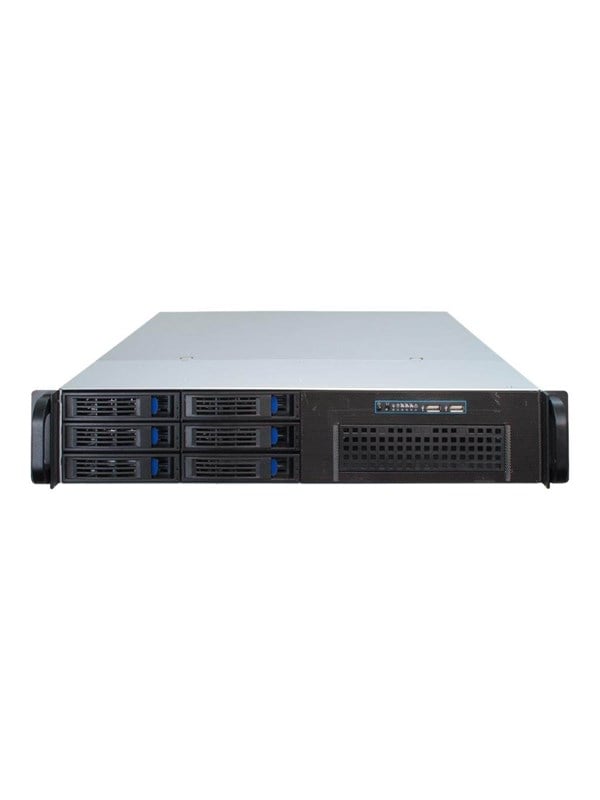 Inter-Tech IPC 2U-2406 - Kabinet - Server (Rack) - Sort