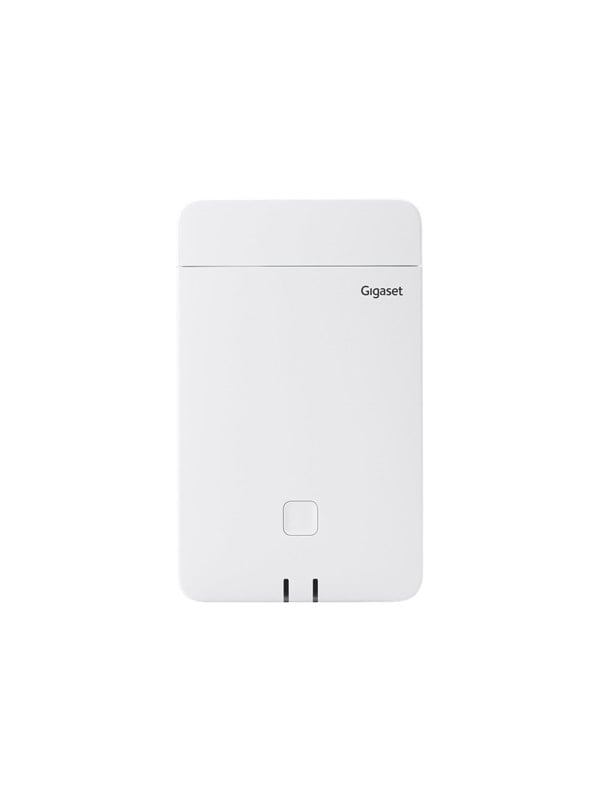 Gigaset N670 IP Pro - Trådløs VoIP telefon basisstation - IP-DECT\GAP\pnCAP - 3-vejs opkaldskapacitet - SIP, RTP, SRTP, SDP, SIPS - polarhvid SF9063
