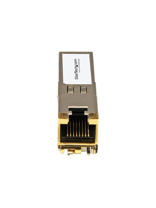Startech Extreme Networks 10070H Compatible SFP Module, 1000BASE-T, SFP to RJ45 Cat6/Cat5e, 1GE Gigabit Ethernet SFP, RJ-45 (Copper) 100m, Mini GBIC Transceiver, 1GbE Copper SFP Module - Lifetime Warranty (10070H-ST) - SFP (mini-GBIC) transceiver modul (svarende til: Extreme Networks 10070H) - 1GbE - 1000Base-T - RJ-45 - op til 100 m