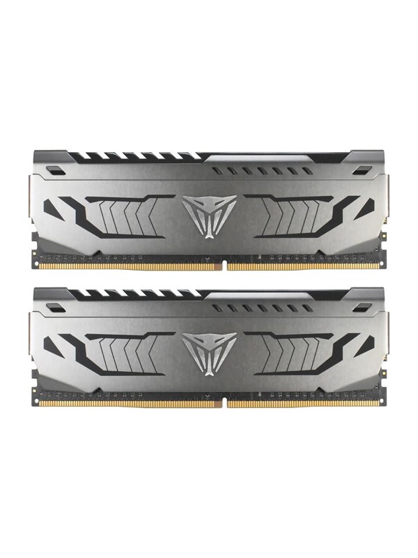 Patriot Viper Steel DDR4-3200 - 16GB - CL16 - Dual Channel (2 pcs) - Intel XMP - Grå
