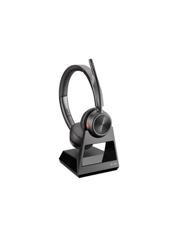 Poly Savi 7220 Office Trådløs Trådløst headset-system Sort