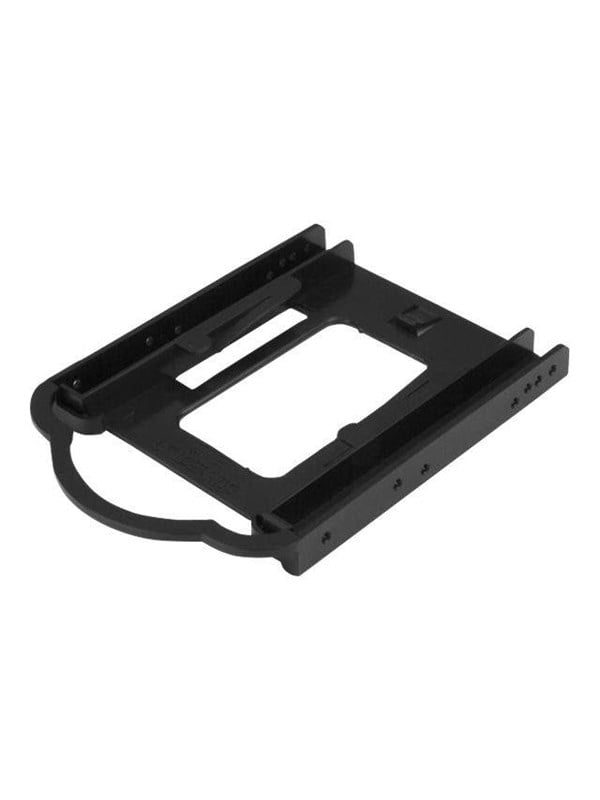 Startech 2.5 SSD/HDD Mounting Bracket for 3.5 Drive Bay - 5 Pack - Tool-less - Hard Drive Mounting Kit (BRACKET125PTP) - Ramme - 3,5 til 2,5 - sort (pakke med 5)