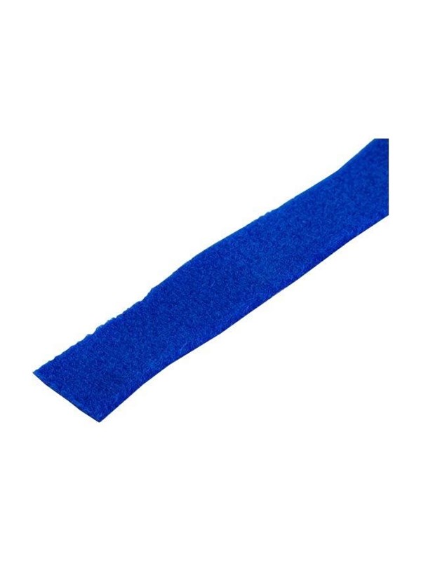 Startech 100ft Hook and Loop Roll, Cut-to-Size Reusable Cable Ties, Bulk Industrial Wire Fastener Tape / Adjustable Fabric Wraps Blue / Resuable Self Gripping Cable Management Straps - Adjustable Loop Ties (HKLP100BL) - Krog og løkke-fastgørelse - 30.48 m - blå - for P/N: CABSHELF116, CABSHELF116V, HKLP100, HKLP100GN, HKLP100RD, HKLP100YW, RK1833BKM