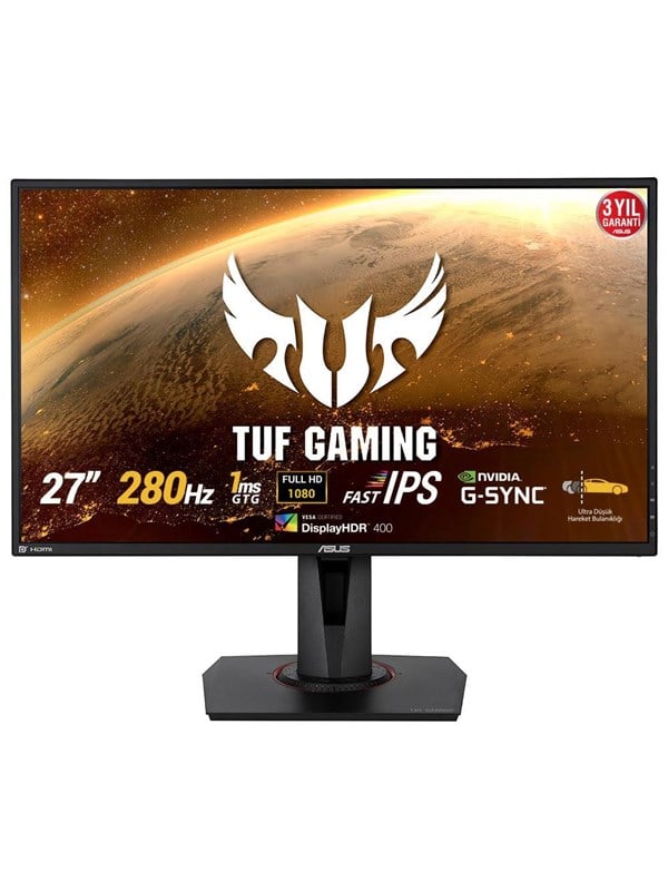 27" ASUS TUF Gaming VG279QM - 1920x1080 (FHD) - 280Hz - IPS billede