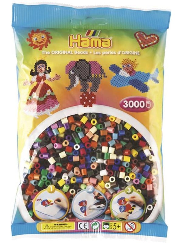 Hama Midi Perler - Mix 67 - 3.000 Stk. - 201-67