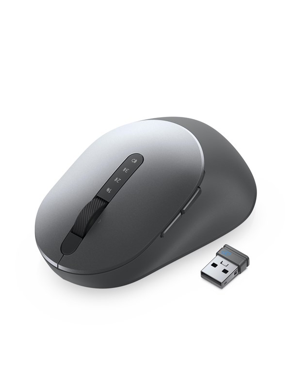 Dell Pro Plus Multi-device Wireless Mouse MS5320W - Mus - Optisk - 7 knapper - Grå
