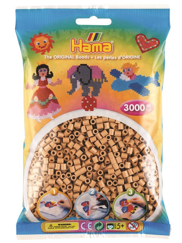Hama Ironing Beads - Yellow-brown 3000 pcs