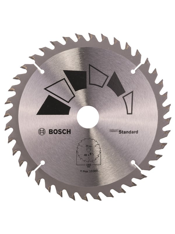 Bosch Rundsavsklinge Stand Ø150x2.2x20/16mm T40 - 2609256807