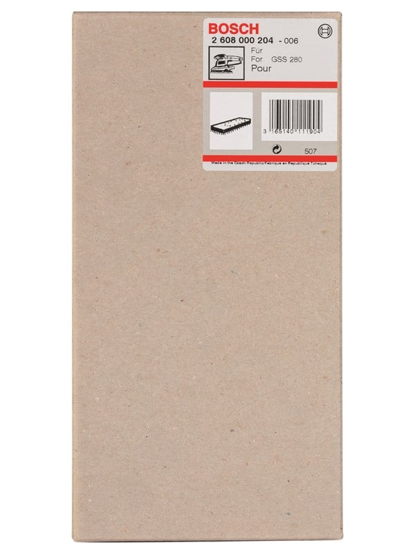 Bosch Slibeplade Gss 280/pss250 M. Velcro - 2608000204