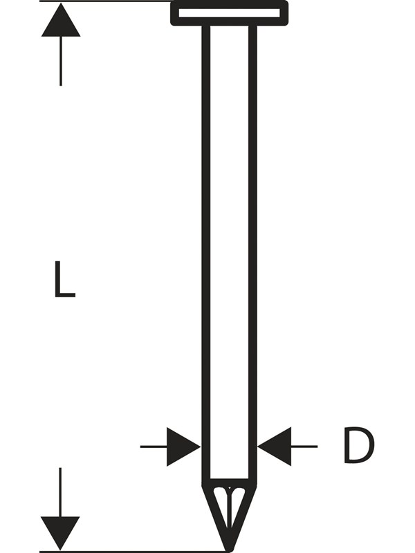Bosch Rundhoved-søm SN21RK 90