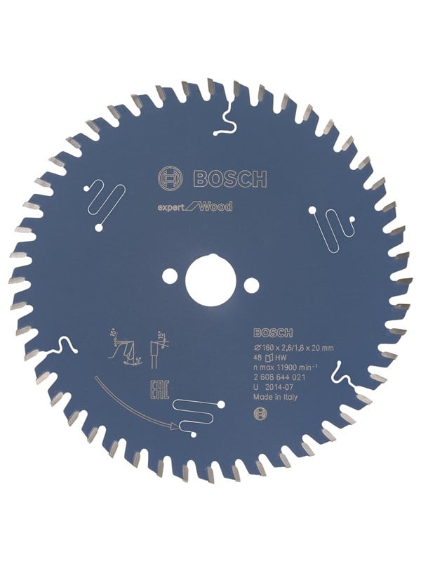 Bosch Rundsavsklinge 160x20x2.6mm 48t Exp Wood - 2608644021