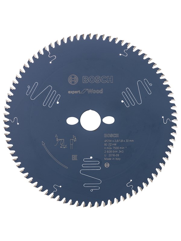 Bosch Rundsavsklinge 254x2,4x30mm 80t Exp Wood - 2608644343