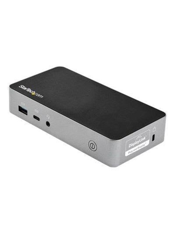 Startech USB-C Dock, Dual Monitor 1080p HDMI Laptop Docking Station, 60W Power Delivery, 1x USB-C, 3x USB-A, Ethernet, Dual HDMI Video Display USB 3.1 Gen 1 Type-C Dock, Mac & Windows - 60W PD With Charging (DK30CHHPDEU) - Dockingstation - USB-C 3.1 - 2 x HDMI - 1GbE - 90 Watt - Europa