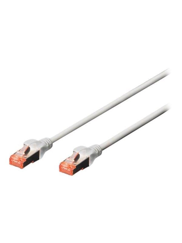 DIGITUS patch cable - 1 m - grey - Grå - 1m
