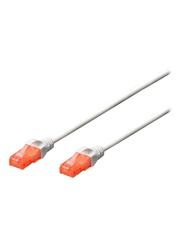 DIGITUS CAT 6 U-UTP Patch Cord - 1m - Hvid - 1m