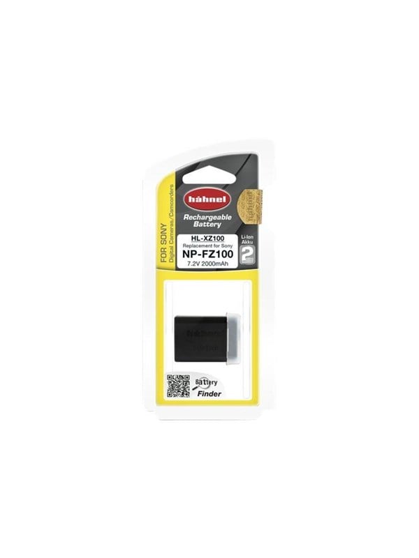 Hähnel HL-XZ100 - Batteri - Li-Ion - 2000 mAh - 14.4 Wh - for Sony VG-C5  Cinema Line ILME-FX3  a1 II  a6700  a7 IV  a7 V  a7C  a7C II  a7CR  a9 III