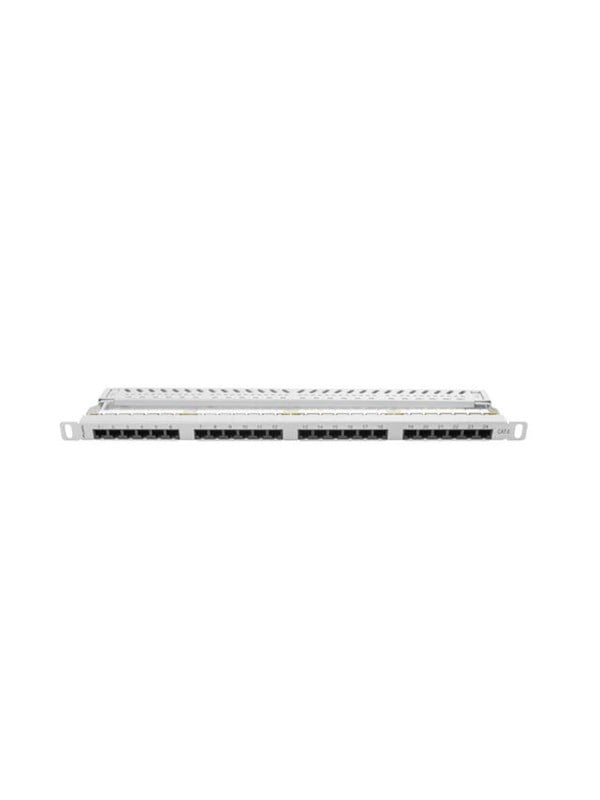 Lanberg PPU6-0024-S Patch Panel 24-Port 0.5U 19" CAT6 UTP Grey