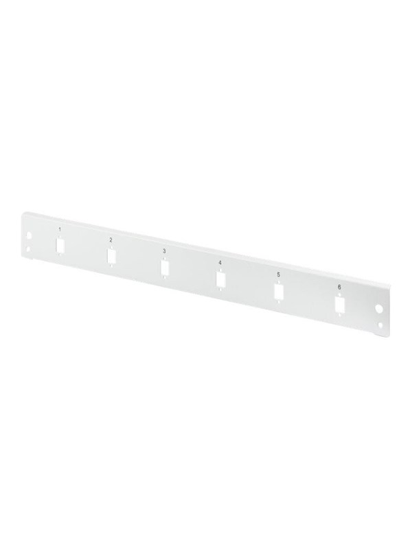 DIGITUS Professional - Fiberoptisk splejsningspanel - grå, RAL 7035 - 1U - 19 - 6 porte