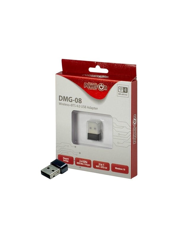 USB WiFi-adapter 150 Mbps med Bluetooth 4.0 - Inter-Tech DMG-08