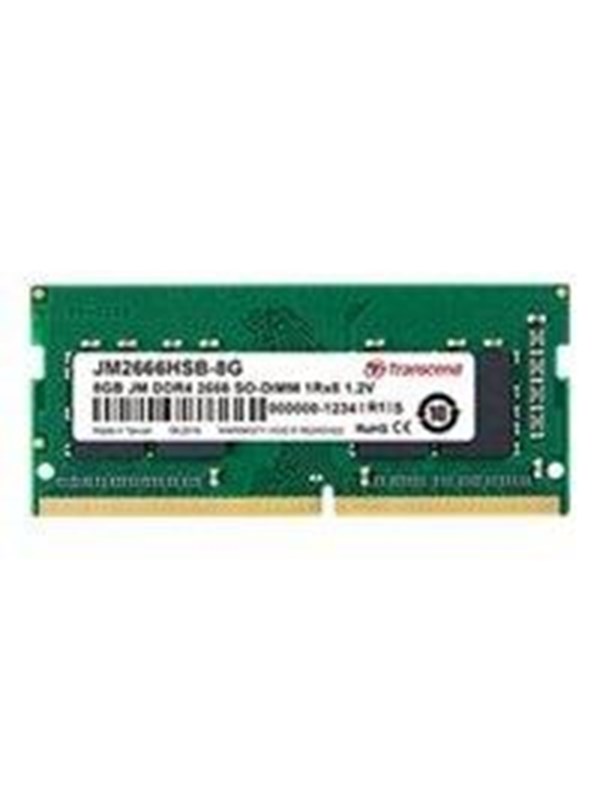 Transcend JetRAM DDR4 SDRAM 8GB 2666MHz CL19 Ikke-ECC SO DIMM 260-PIN