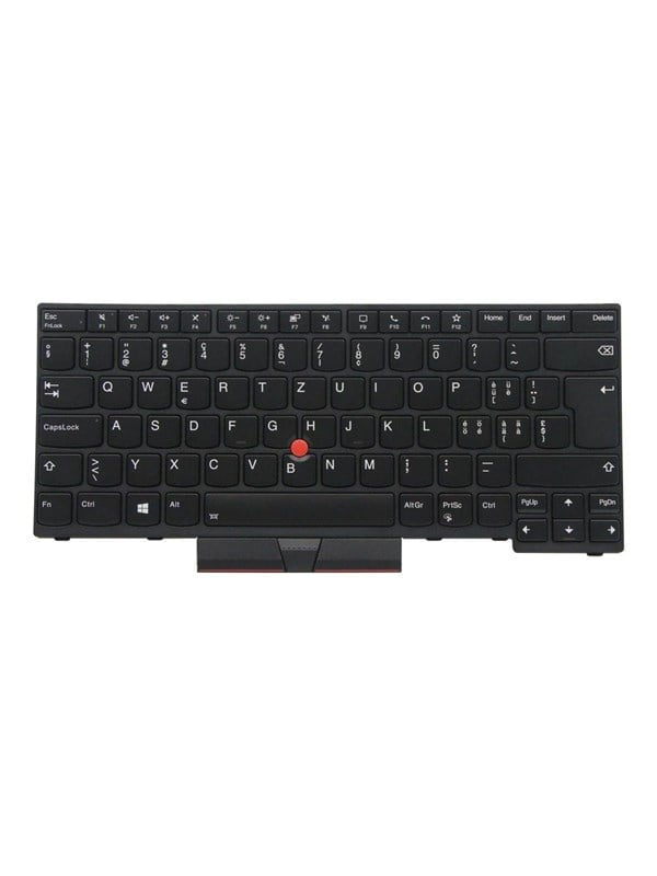 Lenovo Chicony - Bærbar tastatur - til udskiftning - Schweizisk - Sort