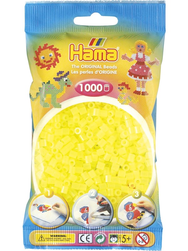 Hama Ironing beads-yellow Neon 1000 pcs