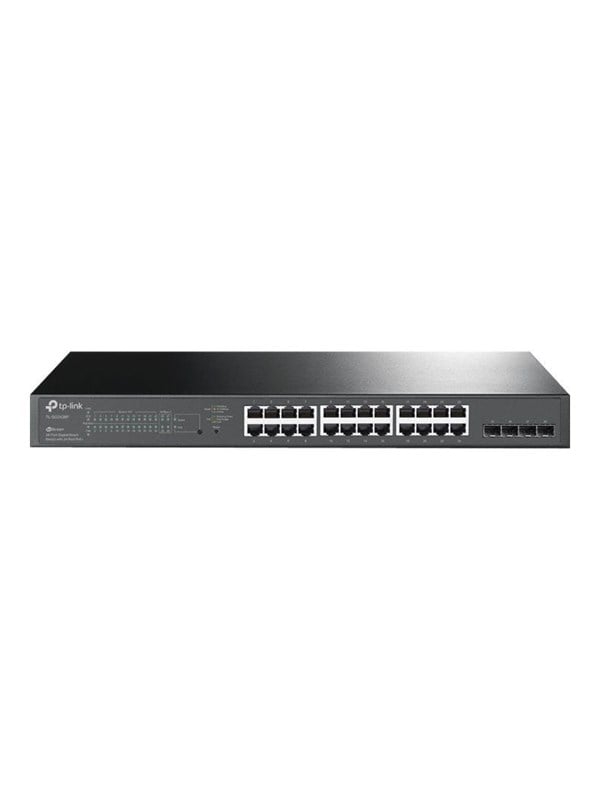 TP-Link Omada TL-SG2428P Administreret L2/L2+ Gigabit Ethernet (10/100/1000) Strøm over Ethernet (PoE) 1U Sort