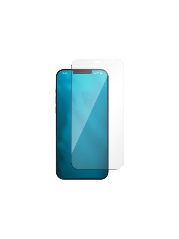 DELTACO SCRN-20IP61a - Skærmbeskytter for mobiltelefon - 2.5D - glas - 6.1 - for Apple iPhone 12, 12 Pro