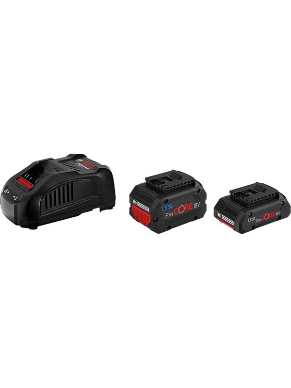 Bosch Professional ProCORE Battery-Kit 18V 4.0 Ah + 5.5 Ah + GAL 1