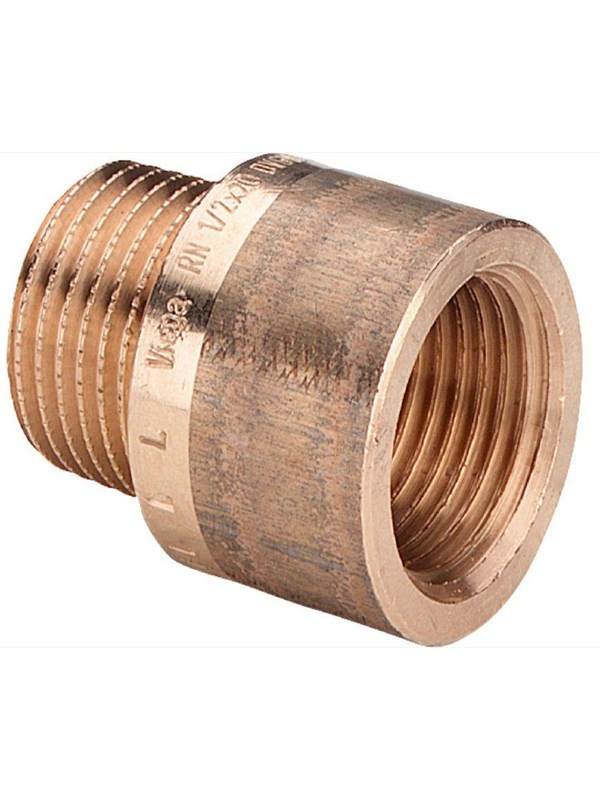 Viega haneforlænger 3/4" x 50 mm rødgods