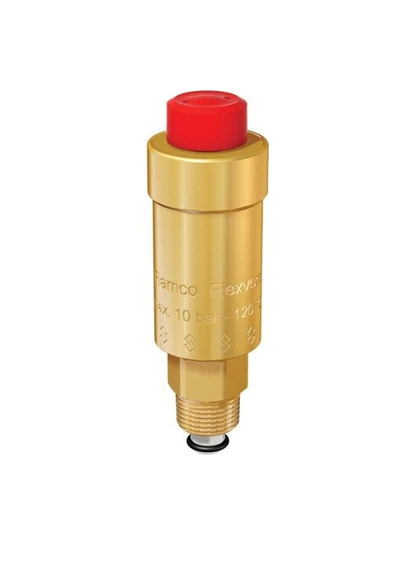 Flamco Flexvent automatisk luftudlader med lukkeaut., 3/8''