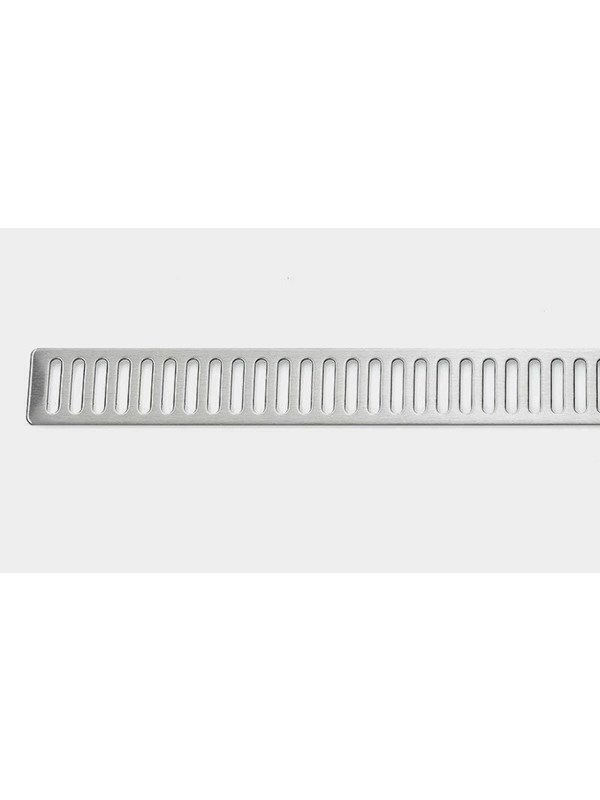 Unidrain rist i 3 mm massiv AISI 304 rustfri stål til ClassicLine ramme - model Column i længde 1000 mm