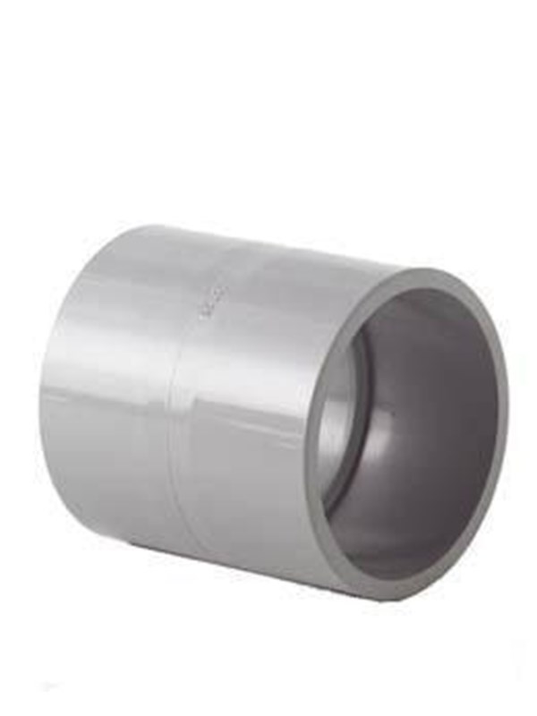 +GF+ muffe, Ø32 mm, plast, grå