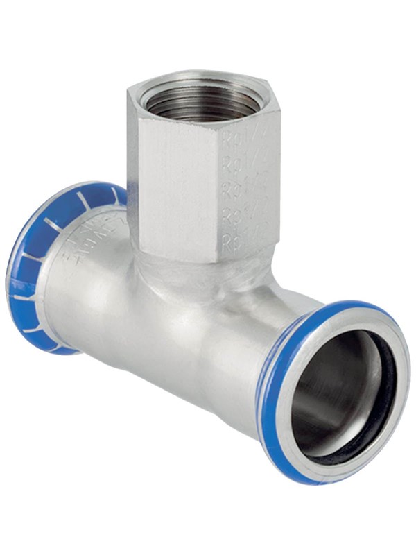 GEBERIT Mapress rustfri t-stykke 18 mm -1/2''- 18 mm