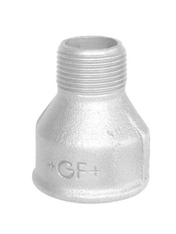 Galvaniseret spidsmuffe 1/4" x 1/8"